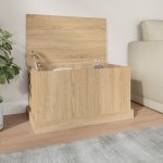 Hoiukast sonoma tamm 70 x 40 x 38 cm t&ouml;&ouml;deldud puit