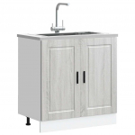 Valamu aluskapp, porto, hall sonoma tamm 80x46x81,5cm tehispuit