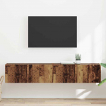 Tv seina kapp 2 pcs vana puit 60 x 31 x 29.5 cm tehispuit