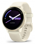 Garmin v&iacute;voactive 6 3.05 cm (1.2") AMOLED 42 mm Digital 390 x 390 pixels Touchscreen White Wi-Fi GPS (satellite)