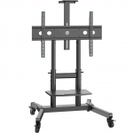 ONKRON TS1891-B Mobile tilting stand for TVs 50&lsquo;-90&rsquo;, max. 100 kg, black