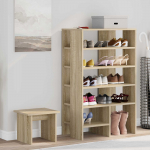 Kinga kapp riiuliga ladustamisega 2 pcs sonoma tamm tehispuit