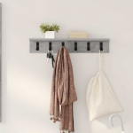 Seinale kinnitatav riidepuu betoonhall 60 x 10,5 x 10,5 cm