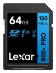 MEMORY SDXC 64GB UHS-I/LSD0800P064G-BNNNG LEXAR - 843367130139