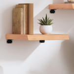 Seinariiul, helepruun, 40 x 40 x (2-6) cm, t&ouml;&ouml;deldud tammepuit