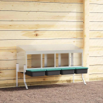 Kanade pesakast 4 sektsiooniga jalgadega, tsingitud terasest