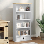 Cd kapp valge 52 x 17.5 x 103 cm tahke m&auml;nd