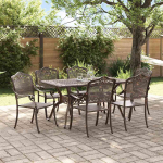 Aia s&ouml;&ouml;gilaudade komplekt 7 pcs pronksjas alumiinium