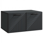 Rippuv tv kapp must 59,5 x 41 x 30 cm tehispuit