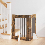 Koerav&auml;rav koos aluspuudega 2 pcs suitsutatud tamm 60 x 80 cm