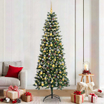 Tehisj&otilde;ulupuu roheline 210 cm pvc, plastikk ja teras