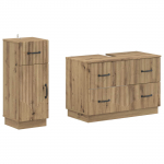 2-osaline vannitoa kapi komplekt hoorn artisan tamm tehispuit