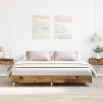 Voodiraam ilma madratsita, vana puit 180x200 cm, tehispuit