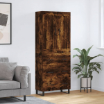 K&otilde;rge kapp, suitsutatud tamm, 69,5 x 34 x 180 cm, tehispuit