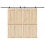 Liugukse tarvikute komplekt 305 cm terasest, must