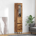 K&otilde;rgushein sahtliga vana puit 34,5 x 34 x 180 cm tehispuit