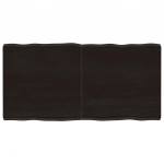 Lauaplaat, tumepruun, 120 x 60 x (2-6) cm, t&ouml;&ouml;deldud t&auml;ispuit