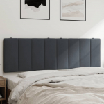 Voodipeatsi padi hanko, tumehall, 160 cm, samet