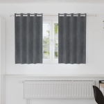 Pimendavad kardinad 2 pcs helehall 140 x 140 cm samet