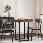 Lauda peal tumepruun &oslash; 80 x 4 cm tugev tammepuit