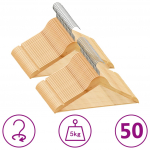 50 tk riidepuud, libisemiskindel, lehtpuit