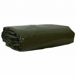 Tarpaulin 650g / m&sup2; k&uuml;pset roheline 4 x 5 m l&otilde;uend pvc kattega