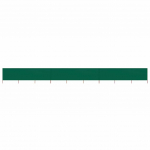 Tuulekaitse sein 9 paneelist, kangas, 1200 x 120 cm roheline