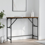 Konsoollaud, suitsutatud tamm, 100x32x75 cm, tehispuit