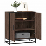 Puhvetkapp pruun tamm 68x35x76 cm engineered wood and metal