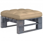 Kaubaalustest jalapink, hall immutatud m&auml;nnipuit