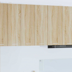 Seinakapp uksega riga sonoma tamm 60 x 31 x 80 cm tehispuit