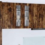 K&ouml;&ouml;gikapp riiuliga suitsetatud tamm 60 x 31 x 80 cm tehispuit