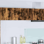 Seinakapp k&ouml;&ouml;ki suitsetatud tamm 80 x 31 x 40 cm tehispuit