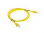 PATCHCORD KAT.5E UTP 1M Ż&Oacute;ŁTY FLUKE PASSED LANBERG 10-PACK