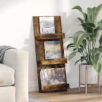 Ajakirja riiul suitsetatud tamm 51 x 11 x 102 cm tehispuit