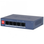 Switch|DAHUA|DH-CS4005-4ET1GT-36|Type L2|PoE ports 4|40 Watts|CS4005-4ET1GT-36 - 6939554913051