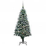 Tehisj&otilde;ulupuu koos led-de ja pallikomplekti ja k&auml;bidega 210 cm