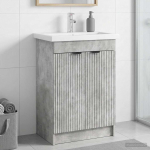Vannitoa all oleva kraani kapp betoonhall 78,5 x 37,5 x 81 cm