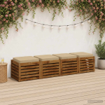 4-osalised istepad vught 4 pcs 100% pol&uuml;ester beež