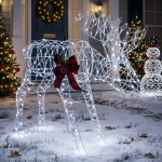 P&otilde;draga j&otilde;ulukaunistus 340 led-i k&uuml;lm valge 120 x 27 x 105 cm