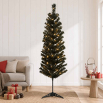 Kunstlik &otilde;huke j&otilde;ulukuusk 120 cm 150 led-i soe valge