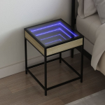 &Ouml;&ouml;kapp led-tuledega, sonoma tamm, 40 x 40 x 51 cm