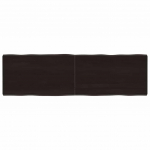 Lauaplaat, tumepruun, 140 x 40 x (2-4) cm, t&ouml;&ouml;deldud t&auml;ispuit