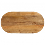 Ovaalne lauaplaat, 100x50x3,8 cm, mangopuit
