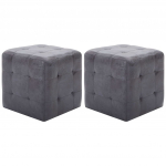 Tumba 2 tk, hall, 30 x 30 x 30 cm, kunstseemisnahk