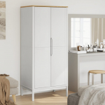 Riidekapp "floro", valge, 77 x 53 x 171 cm, m&auml;nnipuit