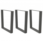 S&ouml;&ouml;gilaua jalad v-kujulised, 3 tk, antratsiithall, 90 x (72-73,3) cm, teras