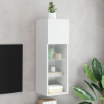 Led-tuledega telerikapp, valge, 30,5 x 30 x 90 cm