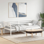 P&auml;evavoodi ilma madratsita, valge, 90 x 200 cm, m&auml;nnipuit