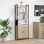 Raamaturiiul sonoma tamm 60 x 24 x 161 cm tehispuit